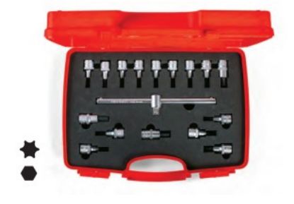 1/2" LOKMALI ALLEN VE TORX TAKIMI resmi